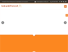 Tablet Screenshot of neuronilla.com